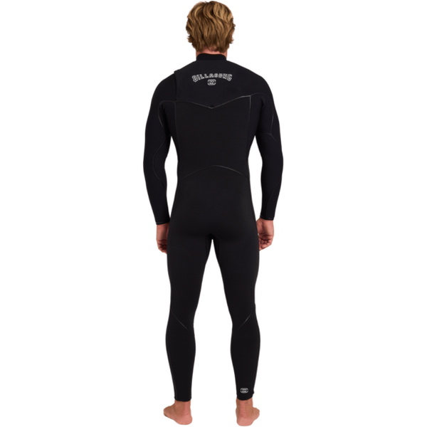 2026 Billabong Mens Furnace Pro Series 4/3mm Chest Zip Wetsuit ABYW100297 - Black